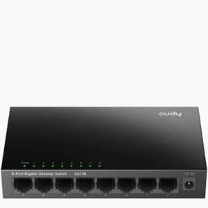 CUDY 8-Port Gigabit Metal Switch – 8 × 10/100/1000Mbps RJ45