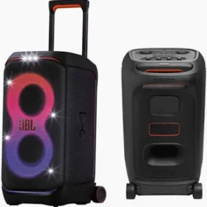 JBL PartyBox Stage 320 Bluetooth Party Speaker with Handle – Black