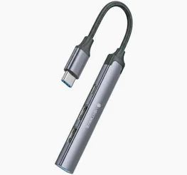 Light Wave 4-in-1 USB Hub Adapter – USB-A to USB 3.0 USB 2.0 & Type-C