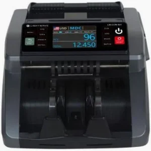 Light Wave LW-CCM-801 Cash Counting Machine – Touchscreen Dual CIS Detection & Multi-Currency Counting