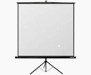 Light Wave LW-EPS-180E Electric Projector Screen – 180 x 180cm with RF Remote Control