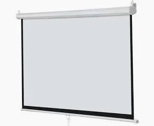 Light Wave MPS 200M Manual Projector Screen – 200 x 200cm with RF Remote Control