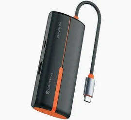 Light Wave USB-C Multi-Functional 5-in-1 Docking Station – HDMI 4K USB 3.0 & 100W PD Charging