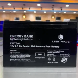 Lightwave 12V 7.5Ah UPS Battery – High Performance SMF Battery