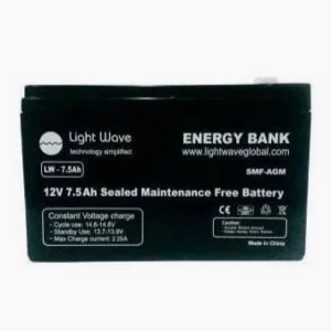 Lightwave 12V 9Ah UPS Battery – High Performance SMF Battery