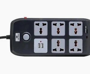 Lightwave 4-Way Extension Socket – 3 Metres with USB & USB-C Charging Ports