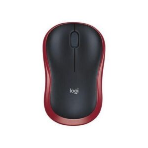 Logitech M190 Full-Size Wireless Mouse – Red