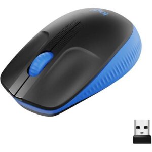 Logitech M191 Full-Size Wireless Mouse – Blue